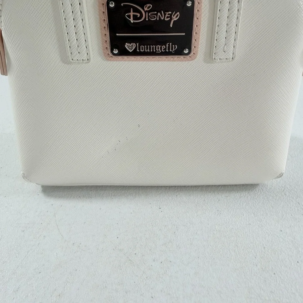 Loungefly Aristocats Marie Micro Satchel Dome Bag Purse White Face Zip Top